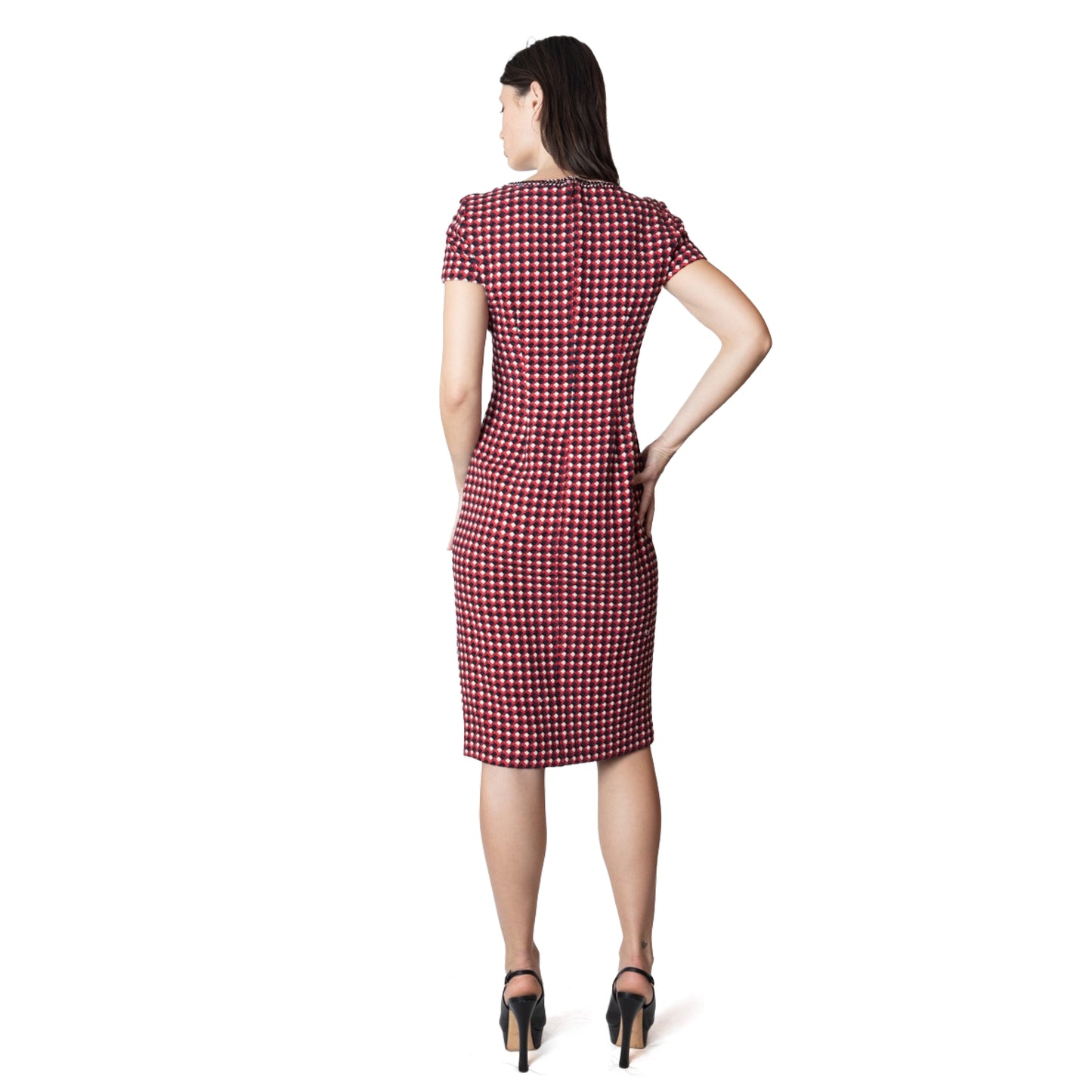 Boutique Moschino Cotton Tweed Shift Dress
