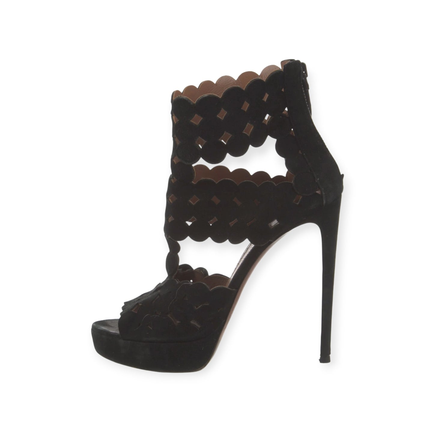 Alaia Suede Platform Stiletto