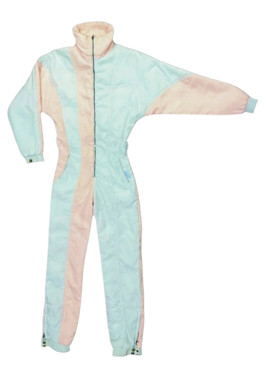 Vintage Pastel Ski Snowboard Suit