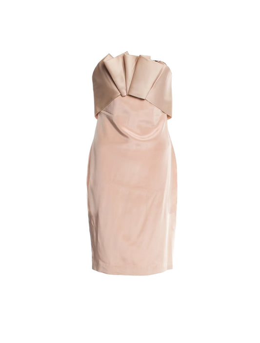 Marchesa Notte Silk Cocktail Dress