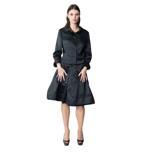 Vintage Two Piece Satin Suit