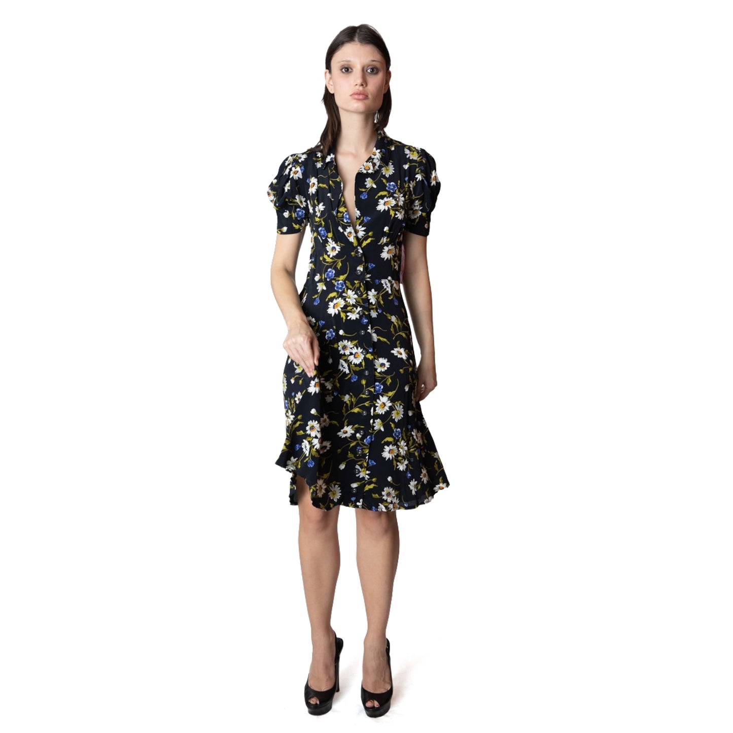 Betsey Johnson Floral Daisy Print Dress
