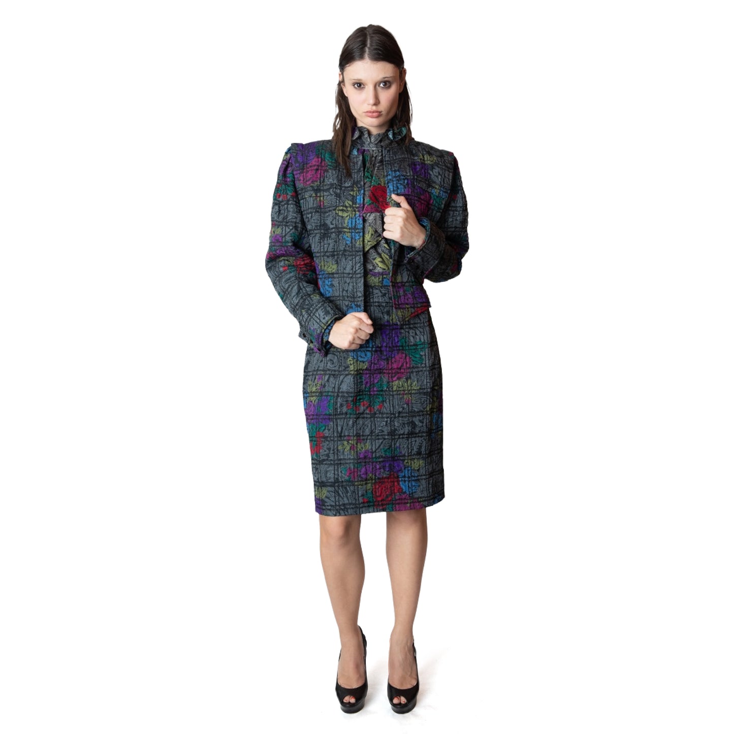 Emanuel Ungaro Rare 3-Piece Quilted Suit