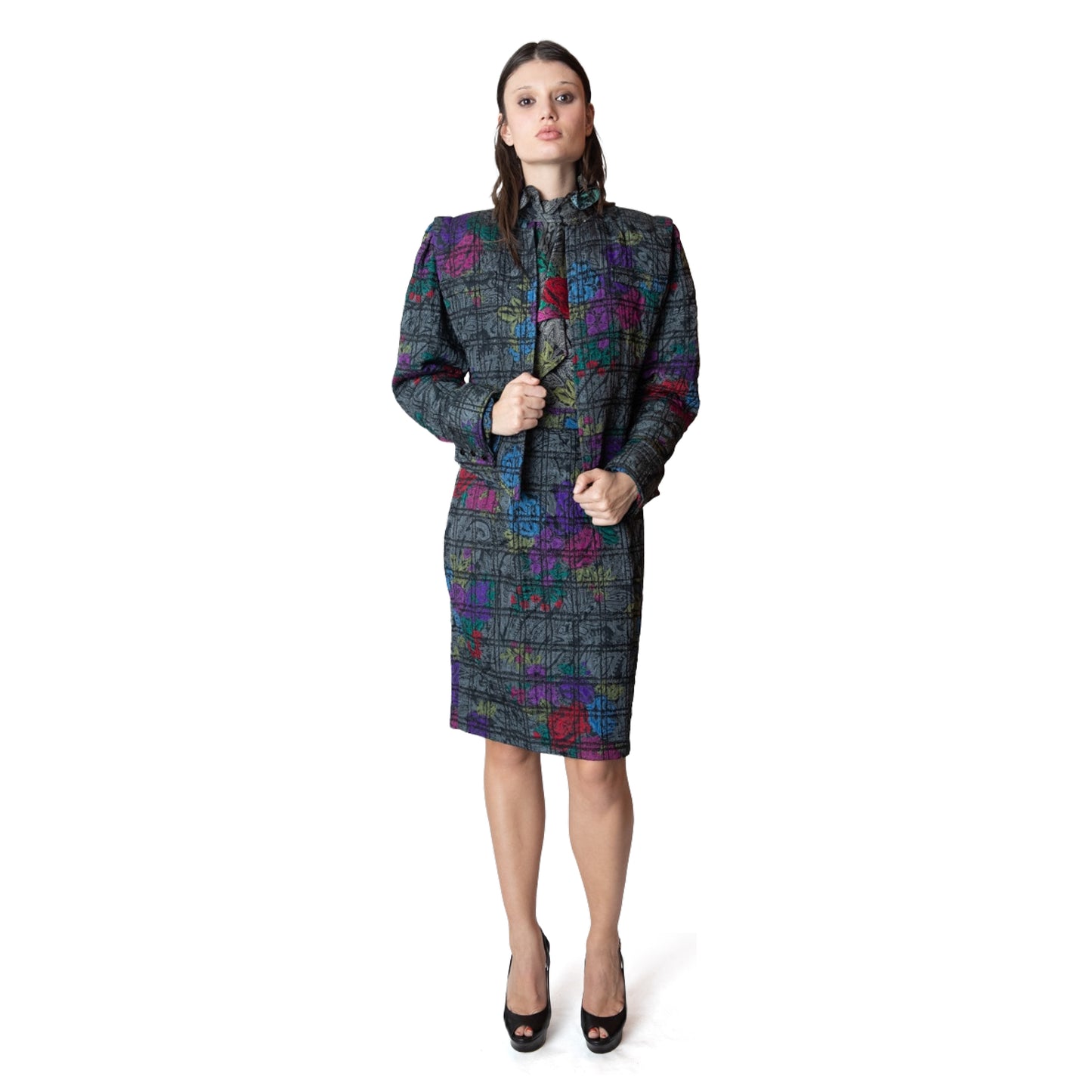Emanuel Ungaro Rare 3-Piece Quilted Suit
