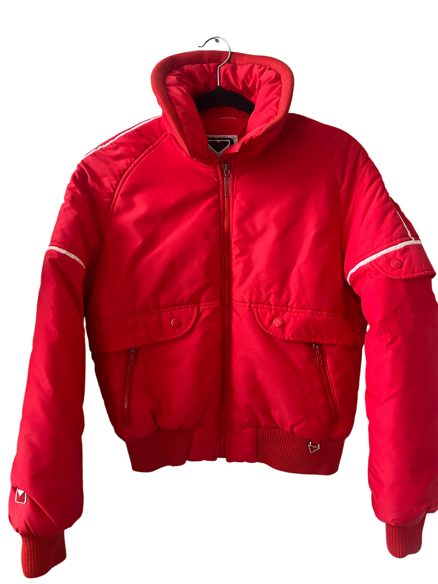 Obermeyer Vintage Red Bomber Ski Jacket