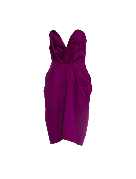 Vintage YSL Plunge Cocktail Dress