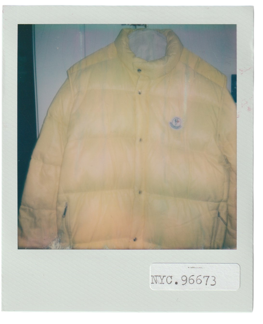 Vintage Moncler Bright Yellow Puffer