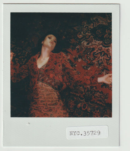 Tracy Feith Silk Paisley Spaghetti Strap Dress