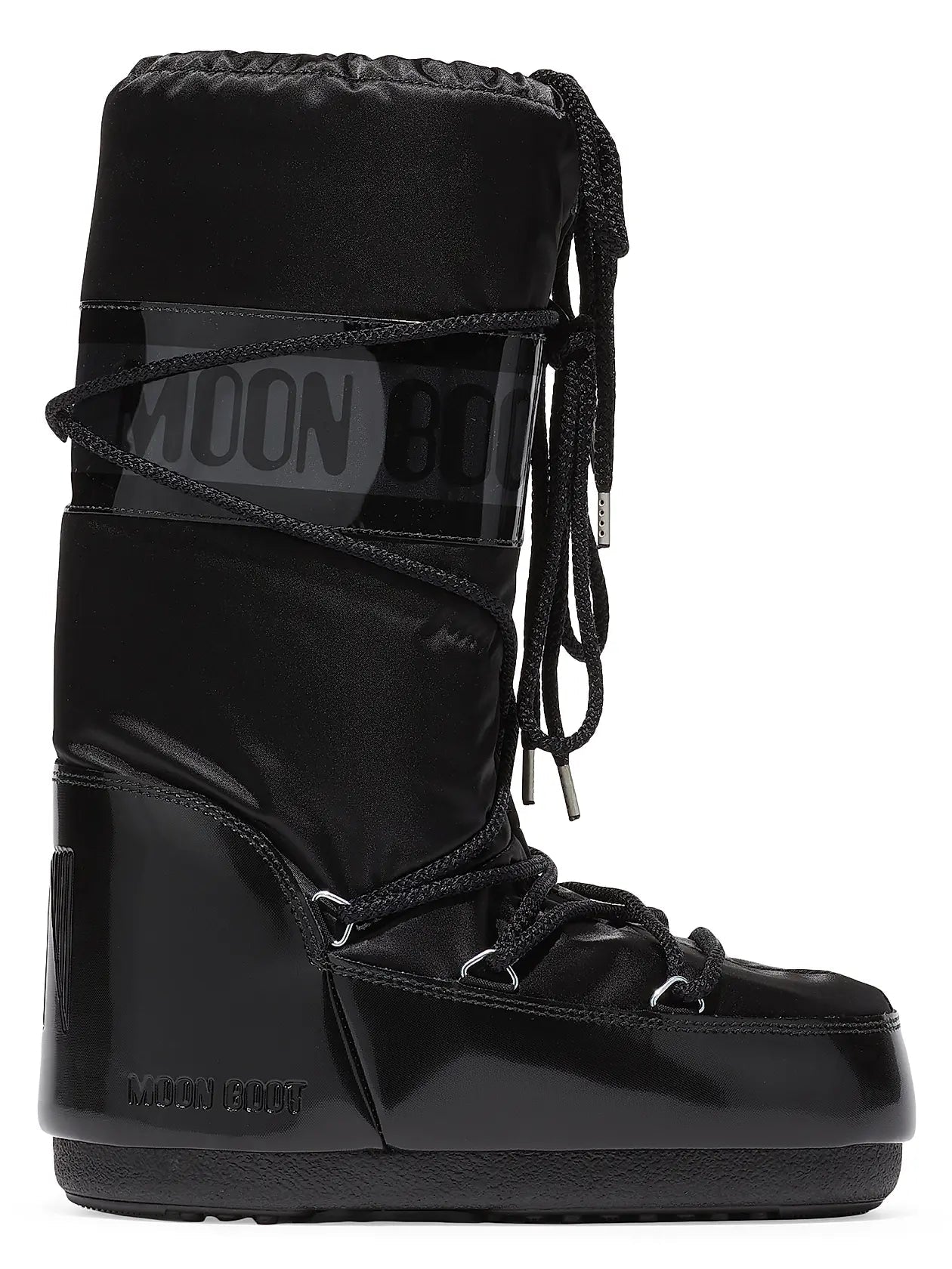 Tecnica Moon Boots Black Satin